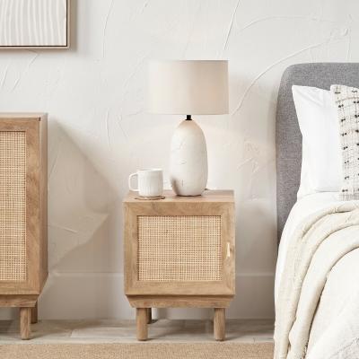 La Redoute Hedric Natural Rattan Bedside Table