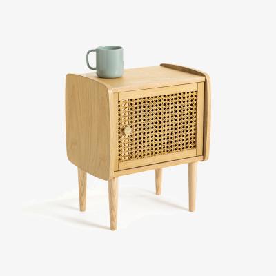 La Redoute Tempa Bedside Table with 1 Rattan Door
