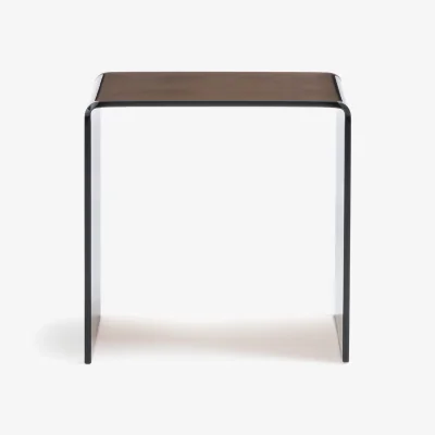 La Redoute Joan Tempered Glass Bedside Table