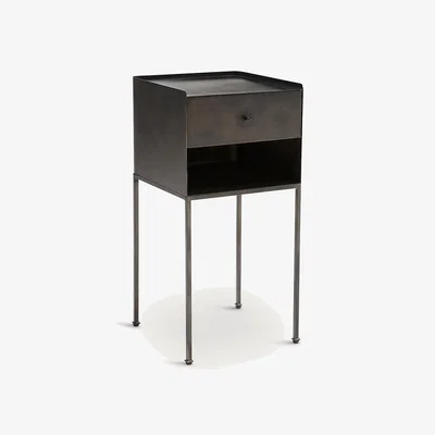 La Redoute Yazdan Steel Bedside Table