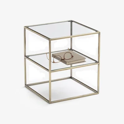 La Redoute Luxore Double-Shelf Bedside Table