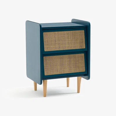 La Redoute Taga Cane 2-Drawer Bedside Table