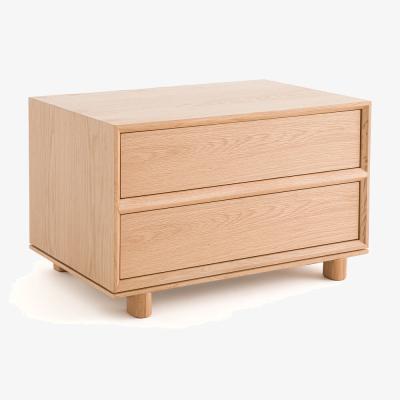 La Redoute Gloria Solid Oak Bedside Table, designed by E. Gallina