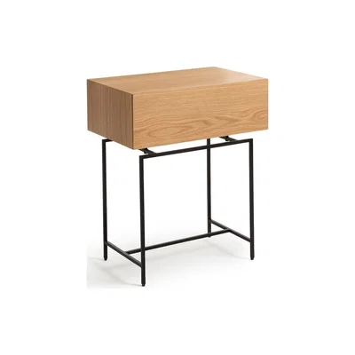 La Redoute Oreko Oak Bedside Table