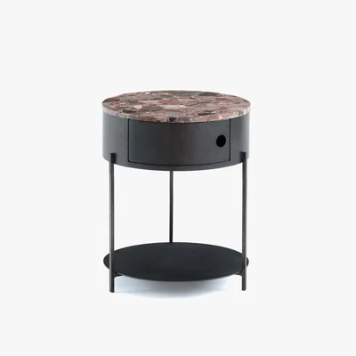 La Redoute Talbingo Marble Bedside / End Table