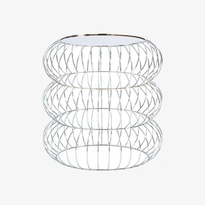 La Redoute Wired Steel Metal Bedside Table