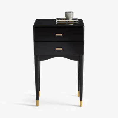 La Redoute Novani 2-Drawer Birch Bedside Table