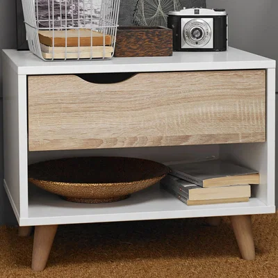 La Redoute Scandi 1 Drawer Bedside Cabinet