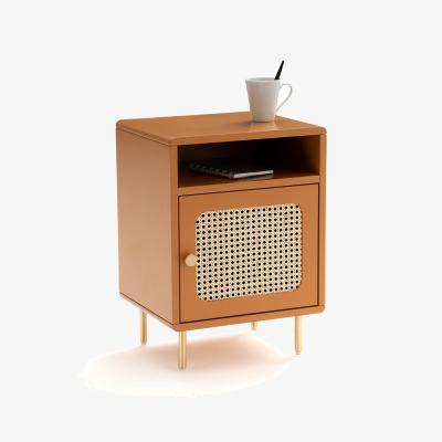 La Redoute Redpop Bedside Table with Rattan Door