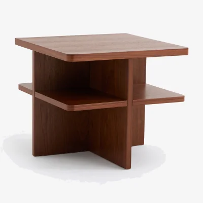 La Redoute Caliste Bedside Table with Walnut Veneer