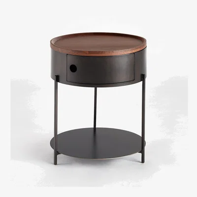 La Redoute Talbingo Solid Walnut Bedside Table