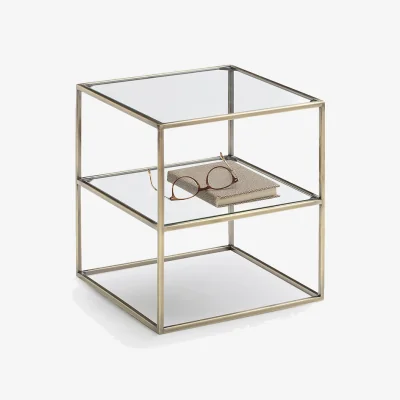 La Redoute Luxore Double-Shelf Bedside Table