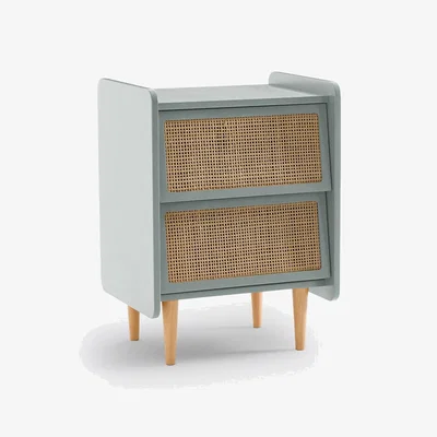 La Redoute Taga Cane 2-Drawer Bedside Table