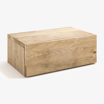 La Redoute Paul Solid Oak Wall-Mounted Bedside Table