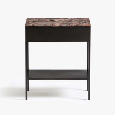 La Redoute AMBRETTE Pink Marble Bedside Table
