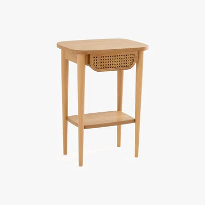La Redoute Buisseau Cane Bedside/End Table