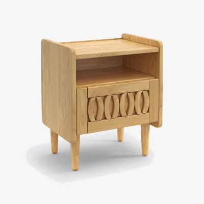 La Redoute Malaya Vintage Bedside Table in Solid Pine