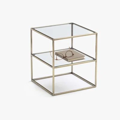 La Redoute LUXORE Double Shelf Bedside Table