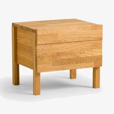 La Redoute Ariles Finger-Jointed Oak Bedside Table