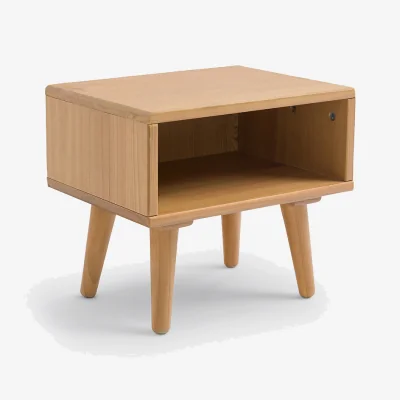 La Redoute Jimi Vintage Bedside Table in Solid Pine