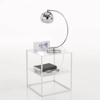 La Redoute Janik Two-Tier Metal Bedside Table