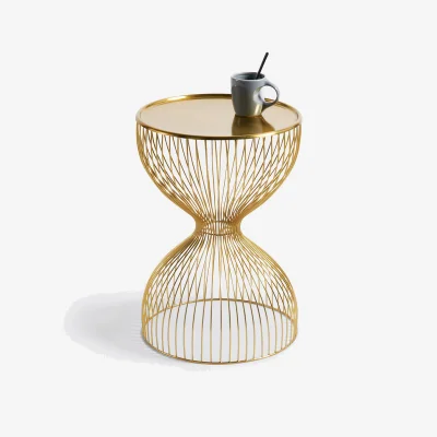 La Redoute Janik Wire Cage Bedside Table