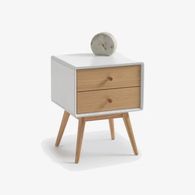 La Redoute Jimi Bedside Table with 2 Drawers