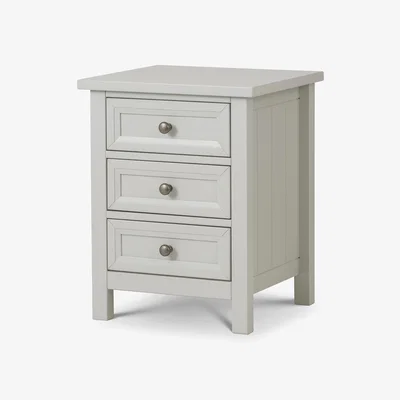 La Redoute Portland Shaker Style 3 Drawer Bedside Table