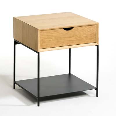 La Redoute MAMBO Oak Veneer Bedside Table