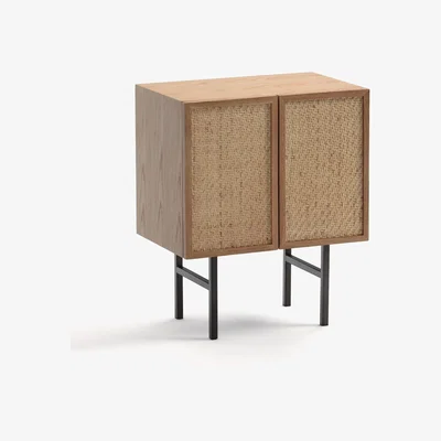 La Redoute Pletenice Oak Veneer Bedside Table