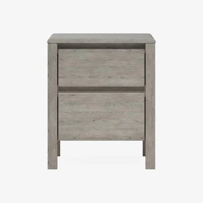 Marks & Spencer M&S  Loxton 2 Drawer Bedside Table - Light Grey, Light Grey