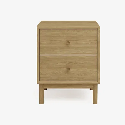 Marks & Spencer M&S  Newark 2 Drawer Bedside Table - Oak, Oak
