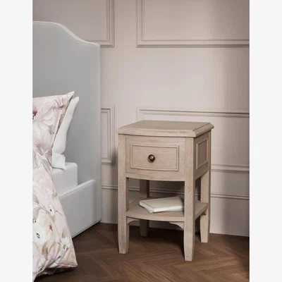 Marks & Spencer M&S Crescent Bedside Table - Natural, Natural