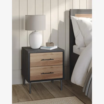 Marks & Spencer Gallery Direct Holt Bedside Table Natural Mix
