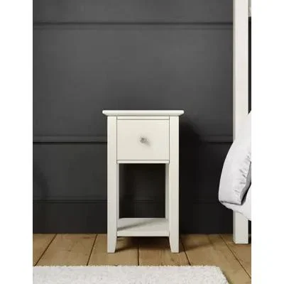 Marks & Spencer M&S Set of 2 Hastings Small Bedside Tables - Mid Blue, Mid Blue,Dark Grey,Grey
