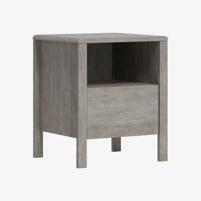Marks & Spencer M&S  Loxton Bedside Table - Light Grey, Light Grey