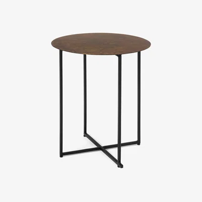 Made.com Morland Side Table, Oxidised Bronze
