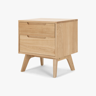 Made.com Jenson Bedside Table, Oak