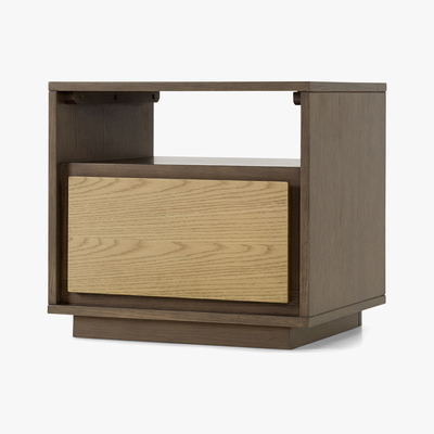 Made.com Arbery Bedside Table, Oak Veneer