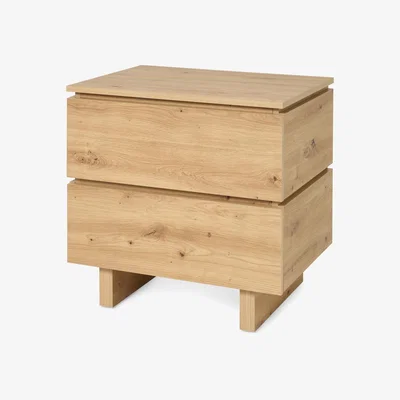 Made.com Erma Bedside Table. Distressed Oak