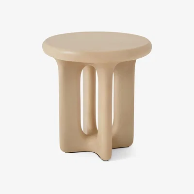 Made.com Yepa Side Table, Sand Concrete