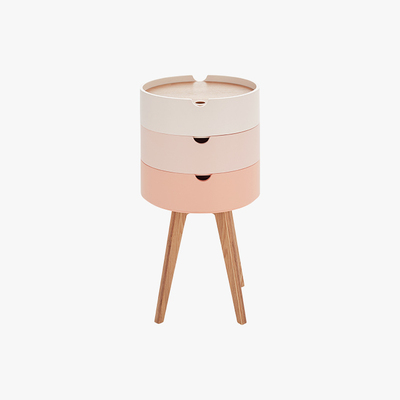Made.com Cairn Bedside Table, Pink