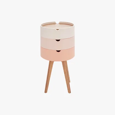 Made.com Cairn Bedside Table, Pink