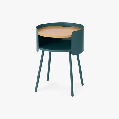 Made.com MADE Essentials Ooty Bedside Table, Teal