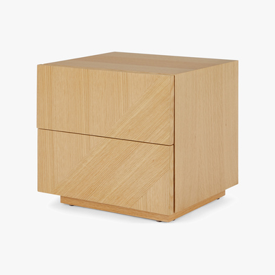 Made.com Hazzard Bedside Table, Oak