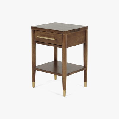 Made.com Hix Bedside Table, Mango & Brass