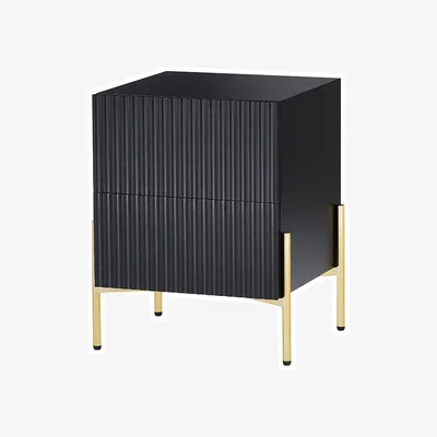My Furniture Lexington Black Bedside Table