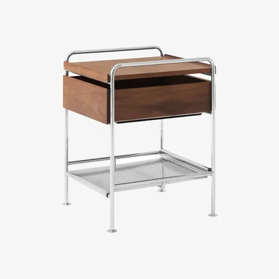 Made in Design Alima NDS3 Bedside table wood brown / Drawer - &tradition