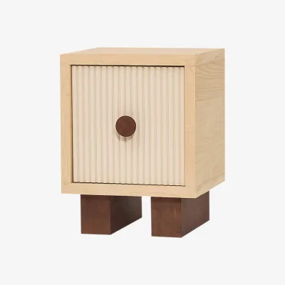 Made in Design Heju X Nobodinoz Bedside table natural wood - NOBODINOZ
