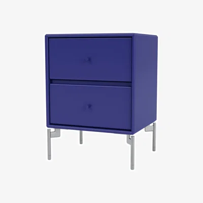 Nordic Nest Montana Drift bedside table Monarch 135 chrome legs cm
